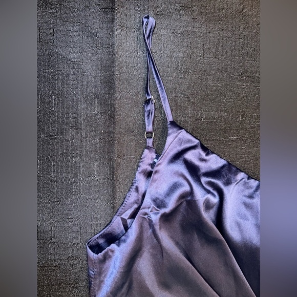 Lulu’s Law of Attraction Navy Blue One-Shoulder Asymmetrical Midi Dress - Picture 7 of 10